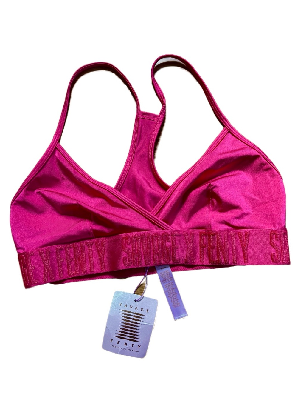 Savage X Fenty pink sports bra